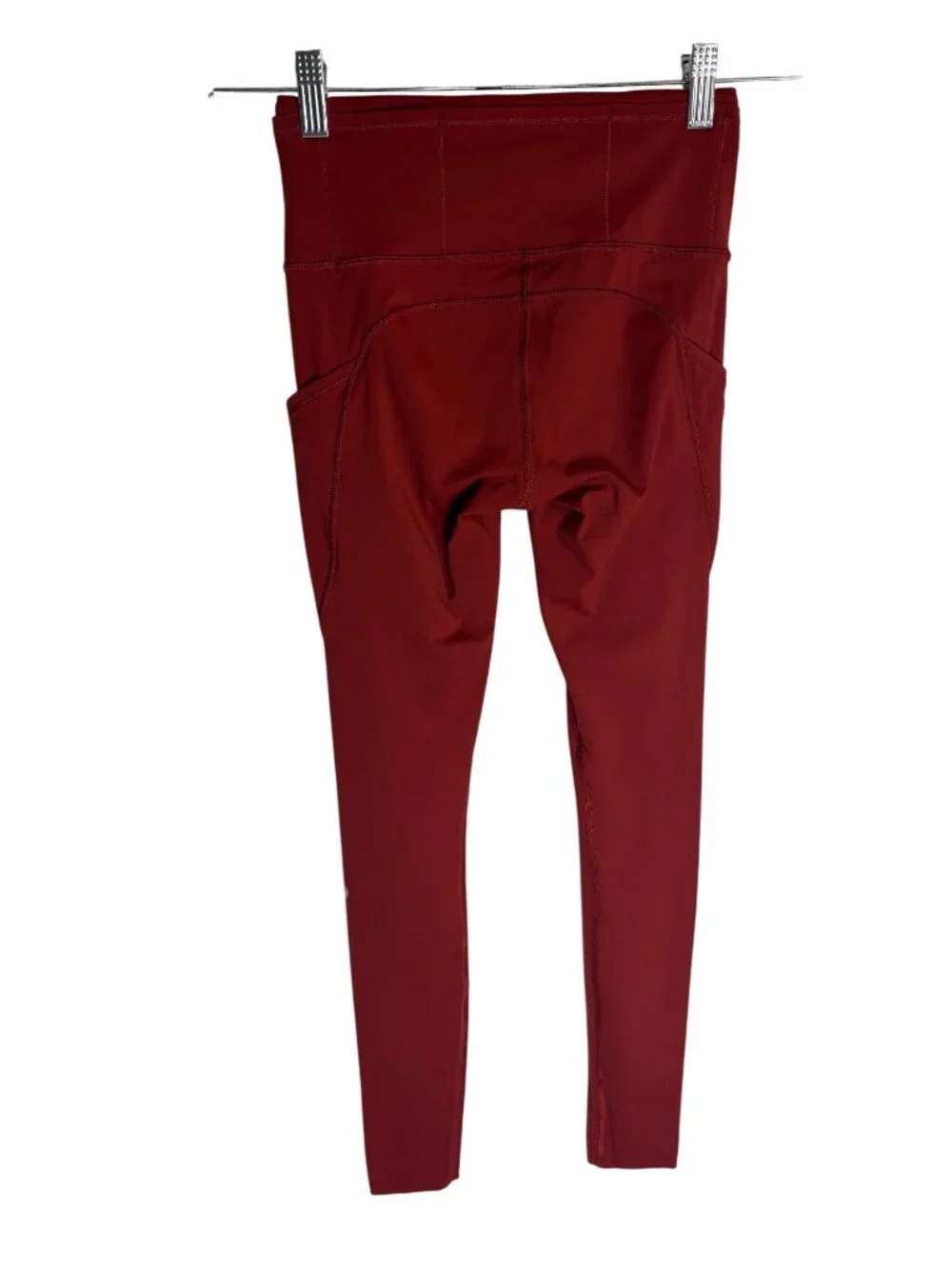 Lululemon Fast Free Full Length Tight Nulux Full Length Red-sz 4